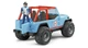 Игровой набор Bruder Багги Jeep Cross Country Racer с фигуркой водителя 1:16, 02541 - изображение 3