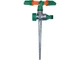 Ороситель круговой трехструйный на оцинкованной пике, 1/2" FLO (89263) - изображение 1