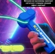 Светящаяся игрушка - веревка KU-String ROPE TRUSTER аккумуляторная канатная пусковая установка для вечеринок / праздников, голубой (95524041) - изображение 4