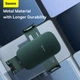 Автотримач для телефону Baseus Metal Age Ⅱ Gravity Car Mount（Air Outlet Version）Green (SUJS000006) - зображення 14