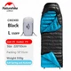 Спальник з натуральним пухом Naturehike CW400 NH18C400-D, p-р L, чорно-блакитний - зображення 2