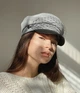 Кепі жіноча з вуаллю D.Hats сірого кольору - зображення 2