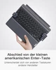 Чехол-клавиатура Inateck для Surface Pro 9/8/X Серый (UKR) Б/В - изображение 2