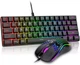 Игровой комплект клавиатура и мышь RedThunder K62 / RGB подсветка / UKR / Черный Б/В - изображение 1