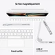 Чехол-клавиатура 11" HOU T89 для iPad Air 5th/4th White Б/В - изображение 6