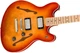 Полуакустическая гитара Squier Affinity Series Starcaster Deluxe Sienna Sunburst - изображение 3