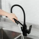 Смеситель для кухни на две воды GAPPO G4317-6 черный - изображение 4