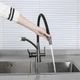 Смеситель для кухни на две воды GAPPO G4398-19 оружейная сталь - изображение 4