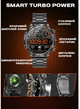 Мужские часы Uwatch Smart Turbo Power Steel, 2 ремешка - изображение 12