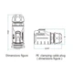 Штекер герметичный Cnlinko 4Pin LP-20-C04PE-01-022 - изображение 5