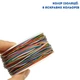 Кабель монтажний 30AWG, 0.25 мм, 240 м, 8 кольорів для монтажу з накруткою 670243 - зображення 4