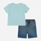 Дитячий комплект (футболка + шорти) для хлопчика Levi's 850388098 80 см Різнокольоровий (1159821440) - зображення 2