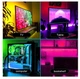 Світлодіодна стрічка гірлянда Voltronic LED RGB 5050 з Bluetooth додатком, від USB 5V, 5 метрів, водостійка - зображення 2