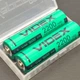 Акумулятори 18650 Videx на 2200 mAh-2 штуки в пластиковому боксі Li-Ion, без захисту, 3.7V - зображення 2