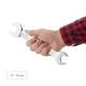 Ключ рожковый 24x27 мм Cr-V INTERTOOL XT-1124 - изображение 4