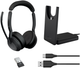 Słuchawki Jabra Evolve2 55 Link390a MS Stereo with Charging Stand Black (25599-999-989) - obraz 3