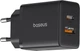 Зарядное устройство Baseus USB/Type-C 30W PD/QC Cube Fast Charger Black (P10111404113-00) - изображение 1