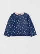 Жіночий лонгслів для плавання H&M 74 80см темно синій горох 27058321611 - зображення 1