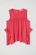 Блуза H&M 164см малиновый 28025590617 - изображение 1