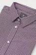 Рубашка H&M M бордово белая клетка 2308781758 - изображение 2