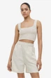 Шорти H&M XXL світло-бежевий 510993840 - зображення 1