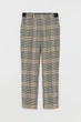 Брюки H&M 36 бежево черный 211752814 - изображение 1