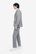 Штани H&M 46 сірий клітина 2601714026 - зображення 3