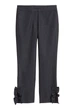 Брюки H&M 46 черный полоска 212583039 - изображение 1