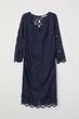 Платье для беременных H&M S темно синий 812637073 - изображение 1