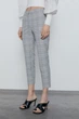 Штани Zara XS сірий клітинка 1608137811 - зображення 3