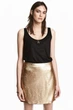Спідниця H&M 34 золотистий 312516809 - зображення 2
