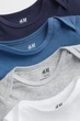Боди (5шт) H&M 80см белый, темно синий 9075332613 - изображение 3