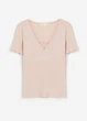 Футболка для кормящих H&M L пудра 10091116423 - изображение 1