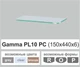 Полиця скляна настінна прямокутна Commus PL10 PC (150х440х6мм) - зображення 2