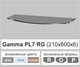 Скляна поличка навісна радіусна Commus PL7 RG (210x600х6мм) - зображення 2