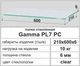 Полка стеклянная настенная прямоугольная Commus PL7 PC (210х600х6мм) - изображение 3