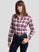 Koszula damska w kratę Big Star Petrini 603 XL Czerwona (5900714832711) - obraz 4