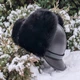 Мужская шапка из натурального меха норки на натуральной коже 55-56 - изображение 3