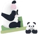 Коллекционная фигурка-сюрприз с аксессуарами 52Toys Panda Roll Kindergarten (6958985026451) - изображение 4