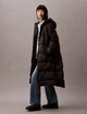 Куртка зимняя длинная женская Calvin Klein (887260563682) L черная - изображение 5