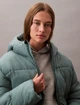 Куртка зимняя короткая женская Calvin Klein (887260563674) XS зеленая - изображение 5