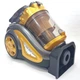Мощный пылесос Domotec Turbo Brush 3600 Вт, контейнерный пылесос с турбощеткой Желтый RMS-448-Yellow - изображение 3