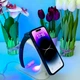 Беспроводное зарядное устройство T17 Magnetic 3in1 RGB Light белый - изображение 3