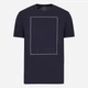 Футболка хлопковая длинная мужская Armani Exchange 547178395 XL Синяя (1159817171) - изображение 8