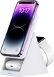 Ładowarka bezprzewodowa Choetech 3-w-1 magnetyczna 15W White (T600-F) - obraz 3