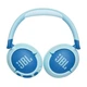 Беспроводные наушники для детей JBL Junior 470NC голубые - изображение 4
