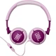 Наушники проводные детские JBL Junior 320 (JBLJR320PUR) фиолетовые - изображение 1
