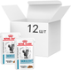 Упаковка влажного корма для взрослых кошек Royal Canin Veterinary Skin & Coat Cat Pouches (ломтики в соусе) 12 шт х 0.085 кг (9003579011539) (4092001) - изображение 2