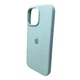 Чохол для смартфона Silicone Full Case AA Open Cam for Apple iPhone 16 Pro Max 27,Mist Blue (FullOpeAAi16PM-27) - изображение 4