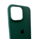Чохол для смартфона Silicone Full Case AA Open Cam for Apple iPhone 16 Pro Max 46,Pine Green (FullOpeAAi16PM-46) - изображение 5
